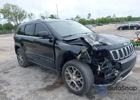 2018 Jeep Grand Cherokee Sterling Edition 4X2 из США, поврежденный, VIN 1C4RJEBG7JC327281